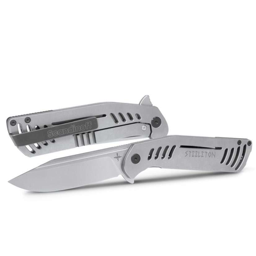 Folding knife Steeleton 95 - Titan Satin