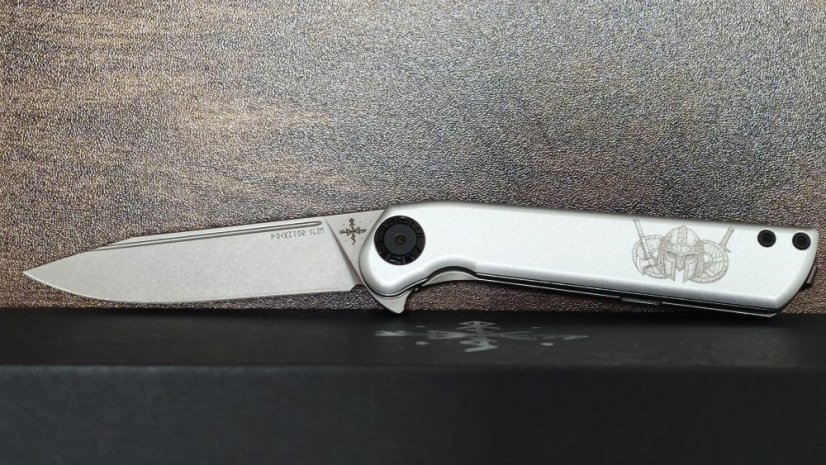 Pocketor Slim - Alu with Warrior engraving