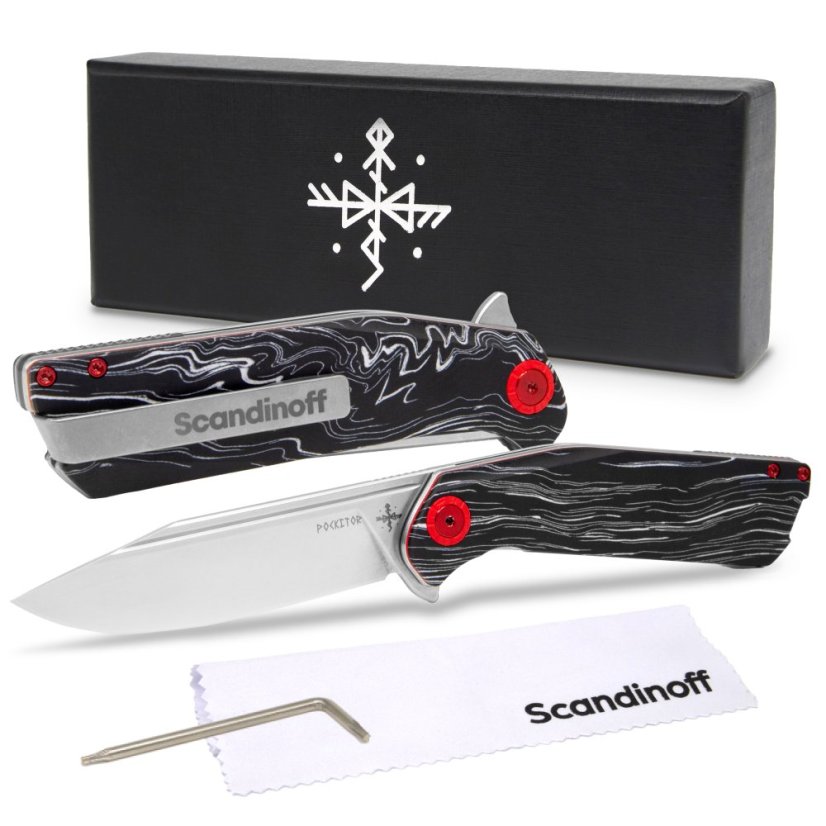 Folding knife Pocketor - Nordic Night - Grip: Right handed
