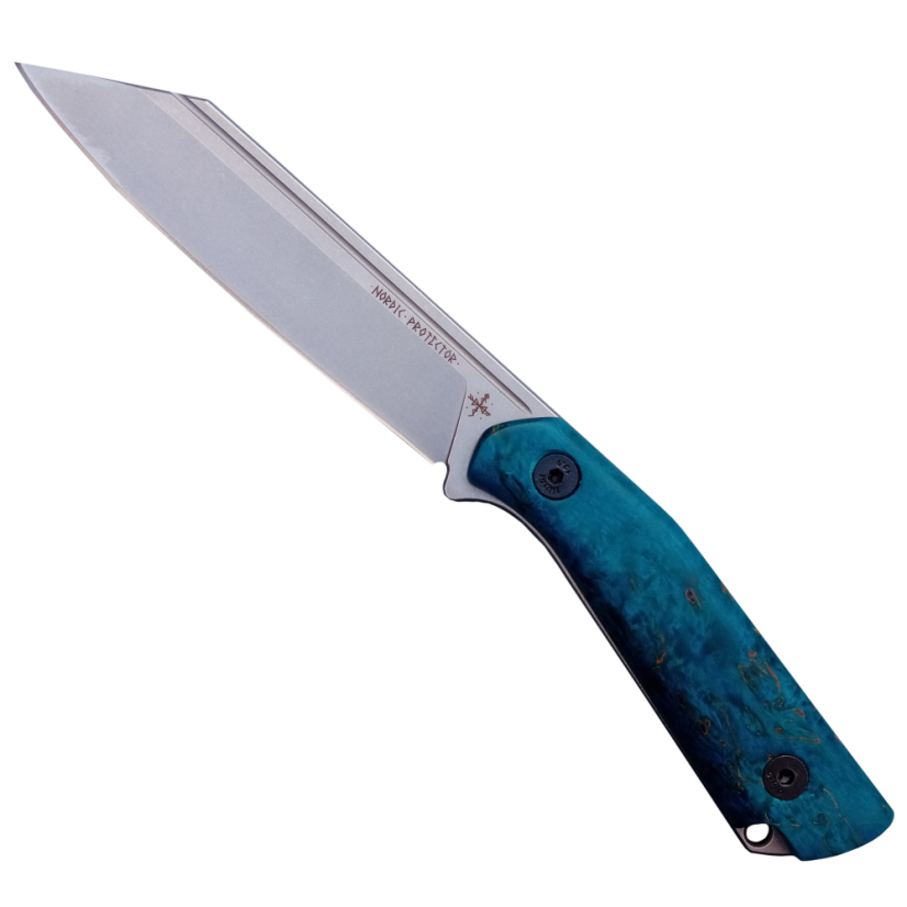 Knife Nordic Protector 130 EDC - Curly Birch Nordic Sky