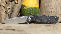 Folding knife Pocketor 95 - Carbon Fiber Flame 2025