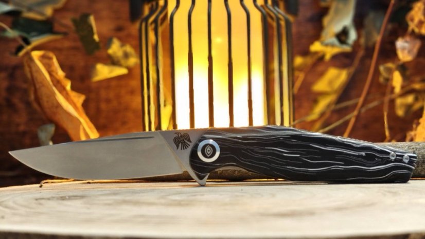 Folding knife Raven - Nordic Night (Silver)
