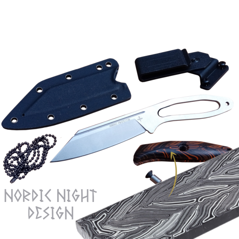 Knife Nordic Protector Vario EDC - Neck&Belt Pack - Nordic Night