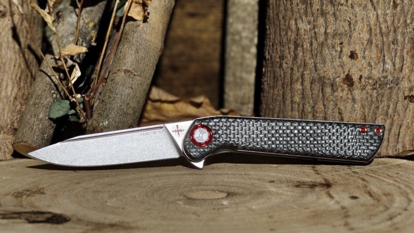 Folding knife Pocketor Slim - Carbon Fiber 2025