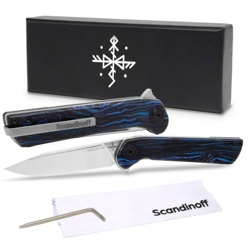 Folding knife Pocketor Slim - Nordic Sky