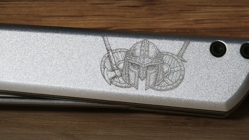 Pocketor Slim - Alu with Warrior engraving