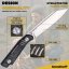 Fixed knife Steeleton 130 - Carbon Fiber Gold