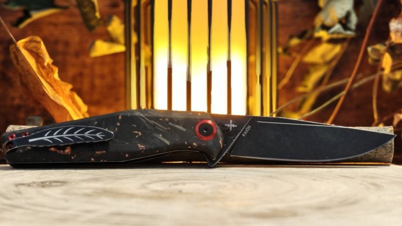 Zavírací nůž Raven - Nordic Flame (Black)