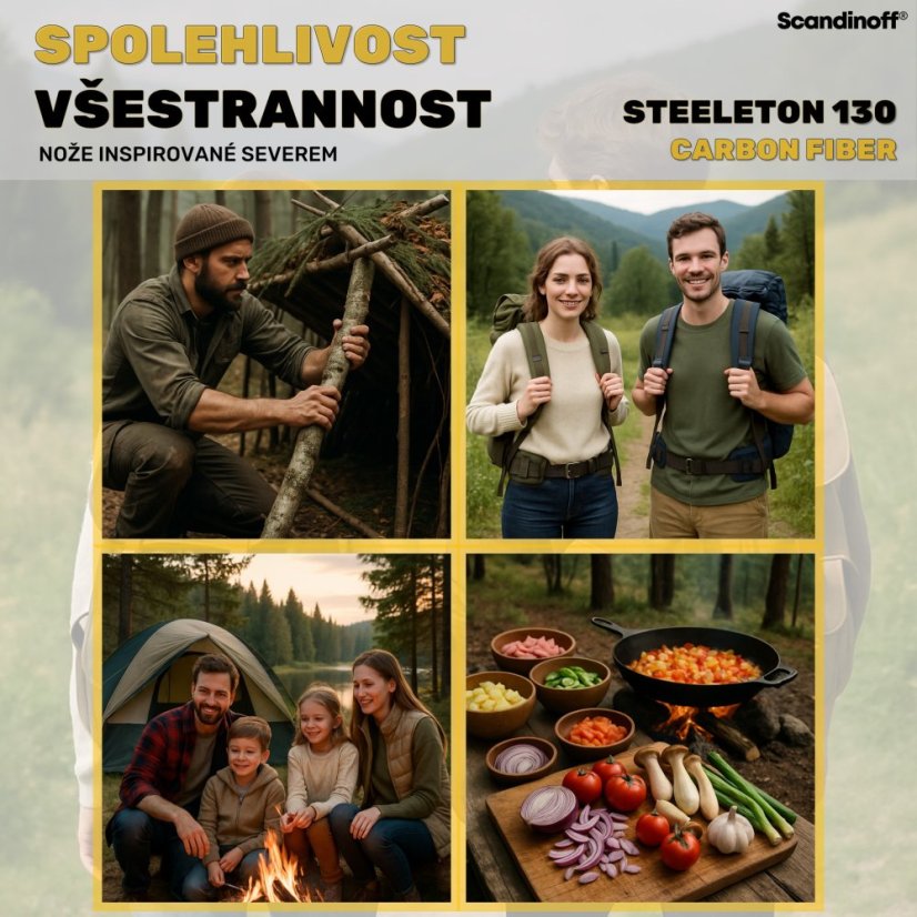 Steeleton 130 Nordic Stars - Camo