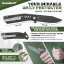 Folding knife Steeleton - Dark - Grip: Left handed