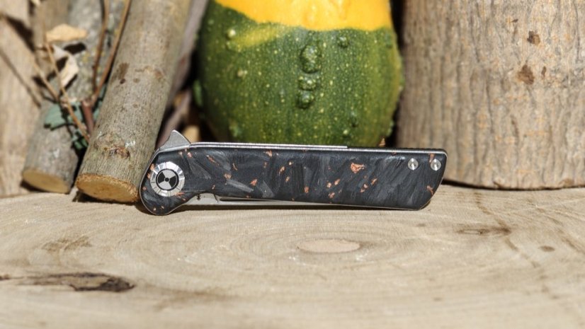 Zavírací nůž Pocketor Slim - Carbon Fiber Flame