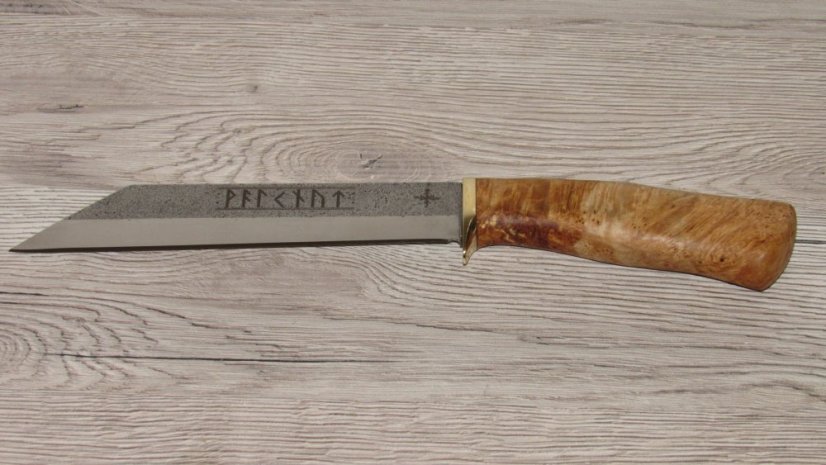 Knife Valknut Classic - Birch Root Hard