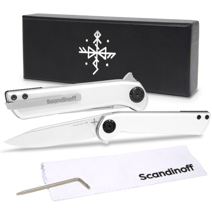 Folding knife Pocketor Slim - ALU - Grip: Left handed