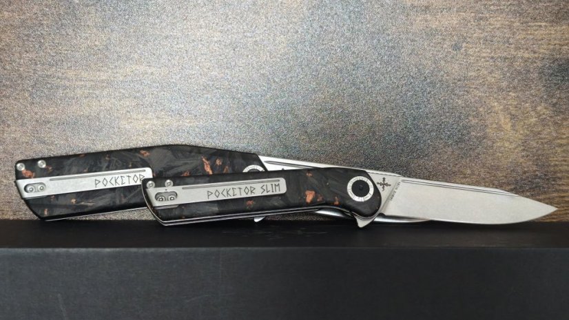 Double Pack - Pocetor 95 a Pocketor Slim - Carbon Fiber Flame 25