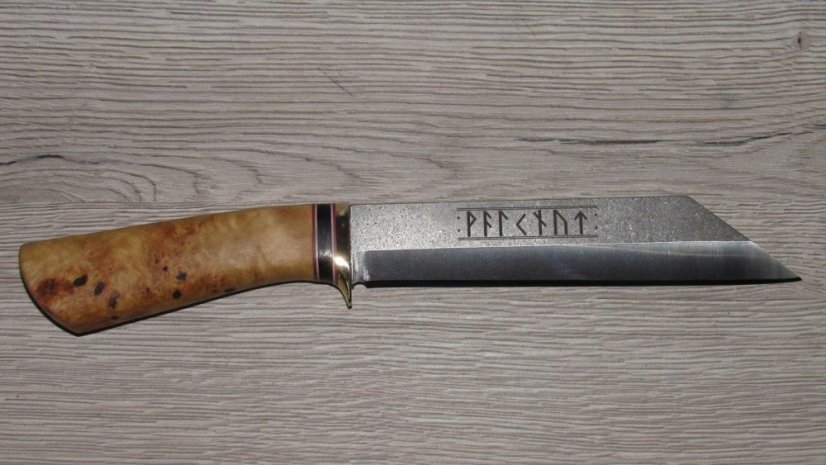 Knife Valknut Classic - Birch Root Hard