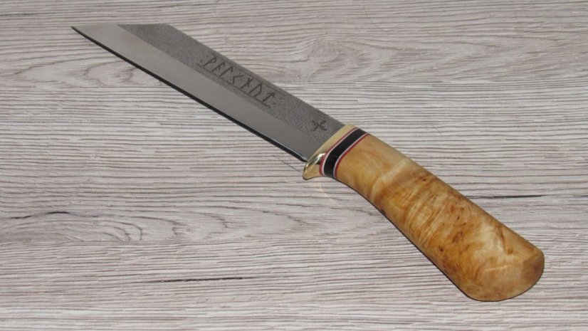 Knife Valknut Classic - Birch Root Hard