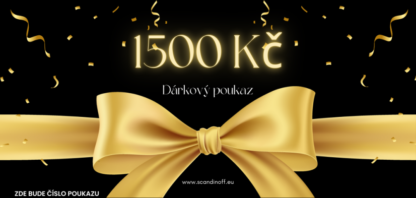 Dárkový poukaz 1500 Kč - Dárkový poukaz odeslat:: Vytisknout a zaslat