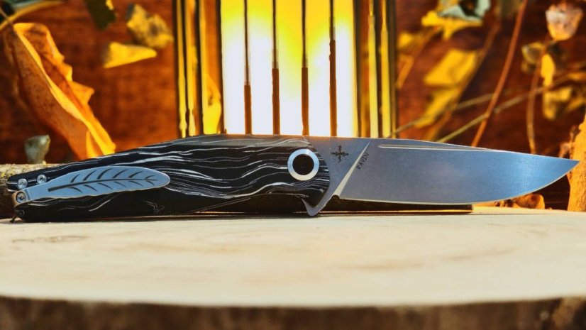 Folding knife Raven - Nordic Night (Silver)