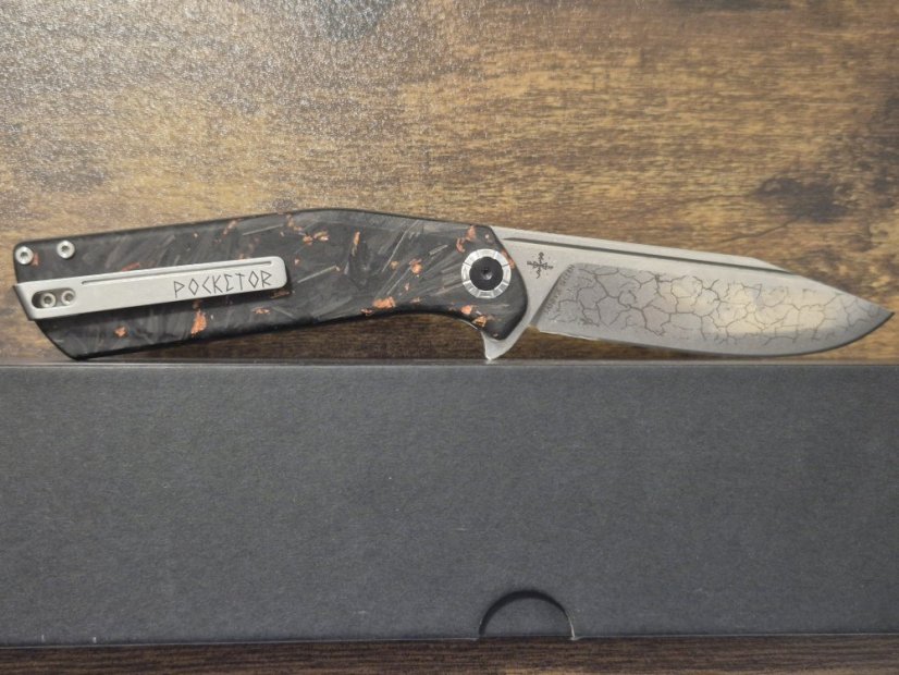 Pocketor 95 Nordic Stone - Carbon Fiber Flame