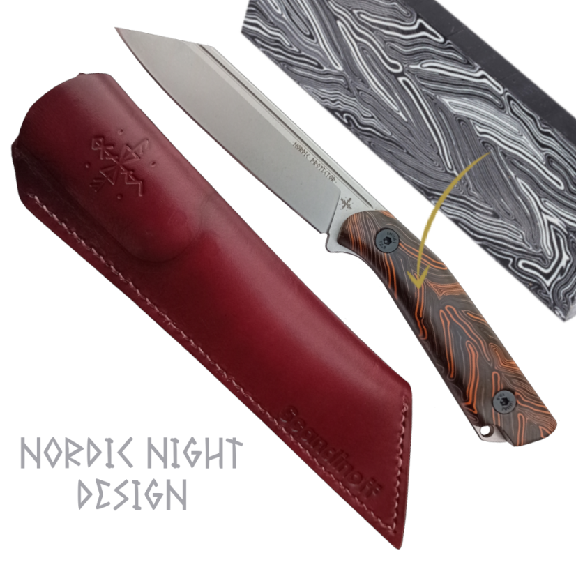 Knife Nordic Protector 130 EDC - G10 Nordic Night