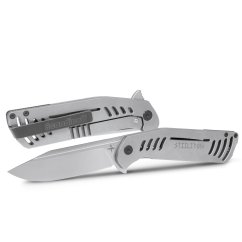 Folding knife Steeleton 95 - Titan Satin