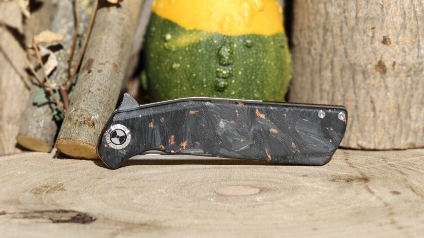 Folding knife Pocketor 95 - Carbon Fiber Flame 2025