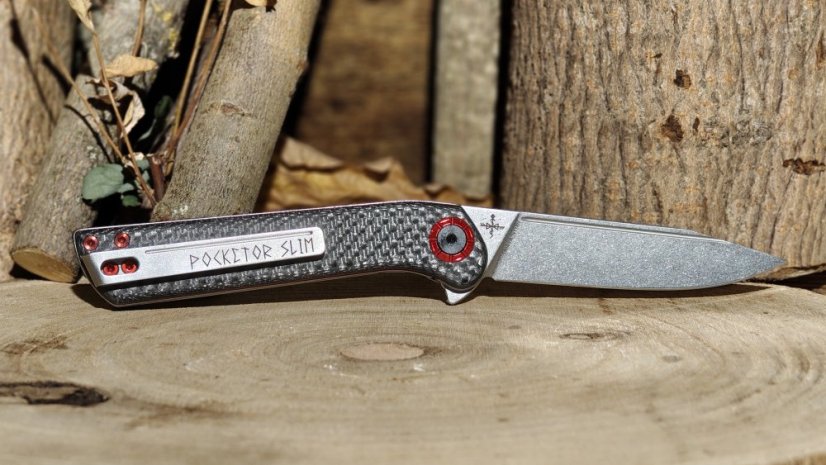 Folding knife Pocketor Slim - Carbon Fiber 2025