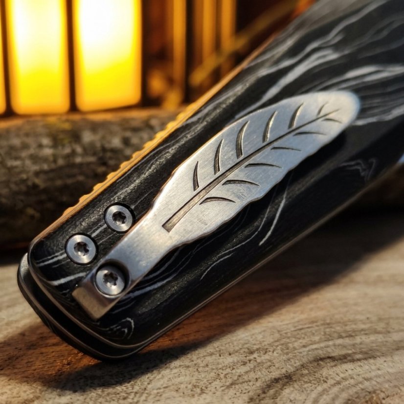 Folding knife Raven - Nordic Night (Silver)