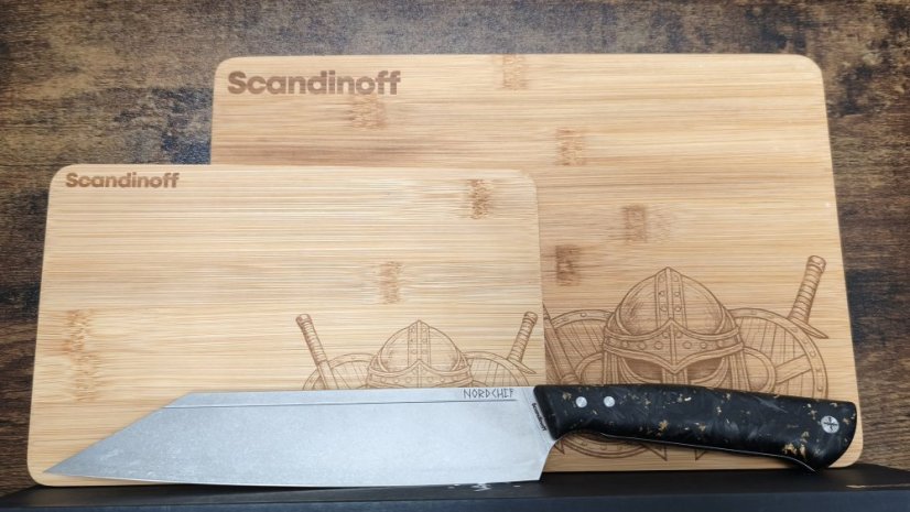 Cooking set Nordchef Valhalla + cuttingboard S, M (viking helmet)