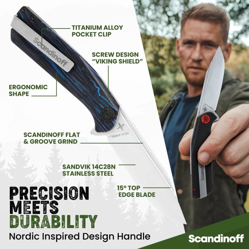 Folding knife Pocketor 95 - Nordic Sky 2025