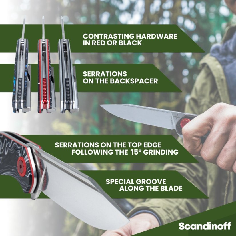 Folding knife Pocketor Slim - Nordic Sky 2025