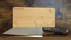 Kuchařský set Nordchef Valhalla + prkénko S (vikingská helma)