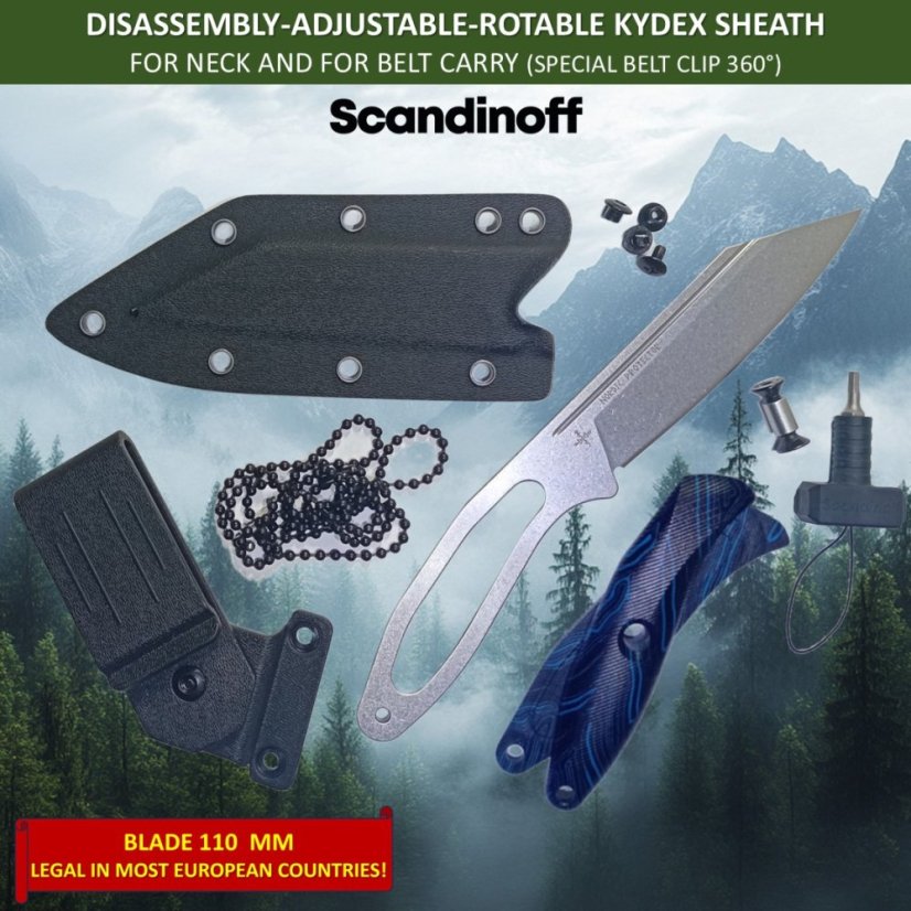 Nůž Nordic Protector Vario EDC - Neck&Belt Pack - Nordic Sky