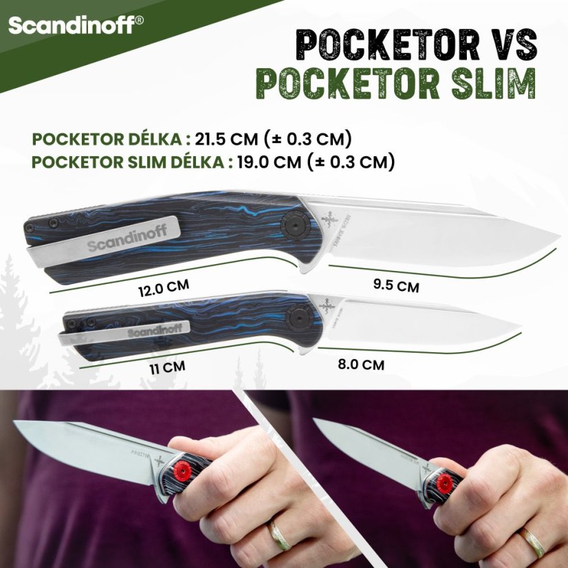 Pocketor Slim Nordic Elements - Nordic Sky