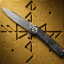 Pocketor Slim Nordic Stone - Carbon Fiber Flame