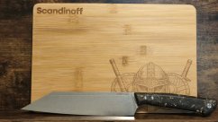 Cooking set Nordchef Valhalla + cuttingboard M (viking helmet)