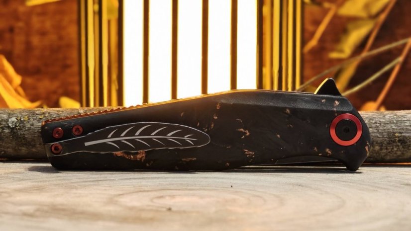 Zavírací nůž Raven - Nordic Flame (Black)